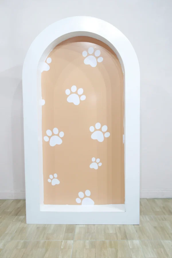 BACKING 3D EN MADERA CUPULA