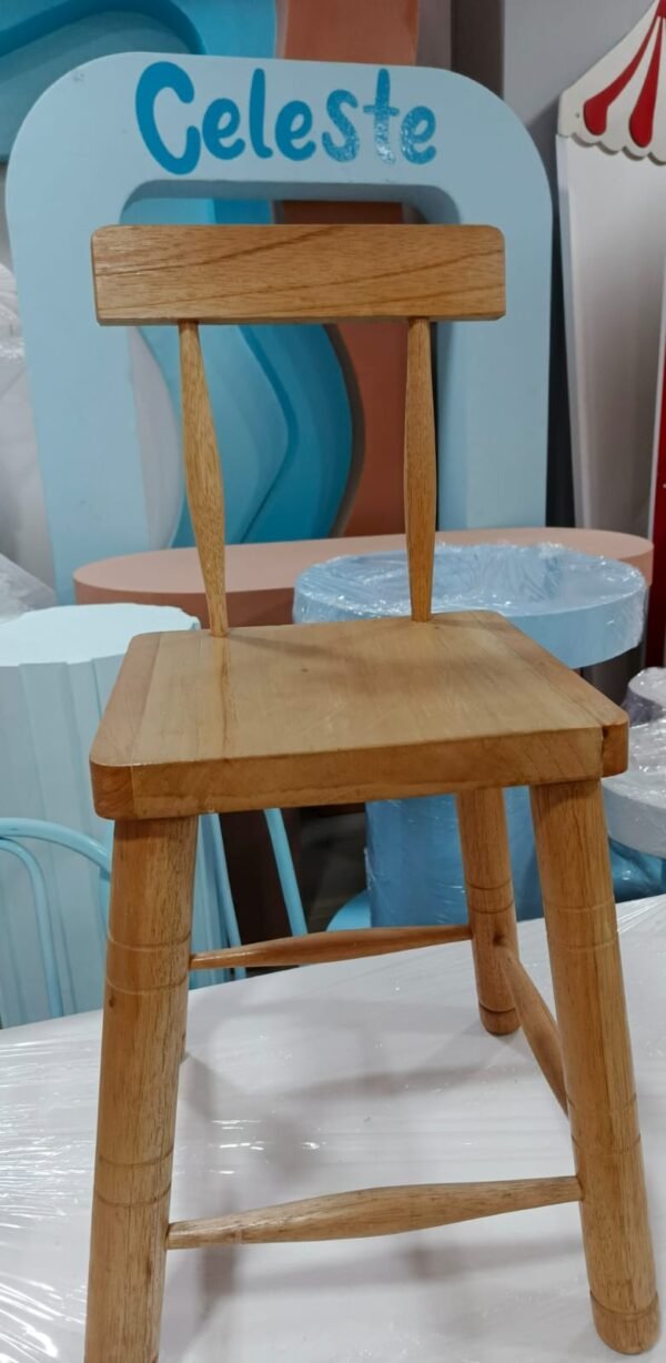 SILLA DE MADERA NIÑOS