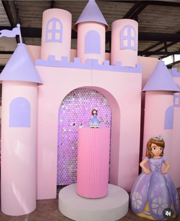 Espaldar de castillo en 3D