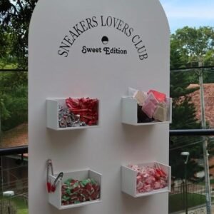 ESPALDAR CON COMPARTIMIENTOS EN ACRILICO